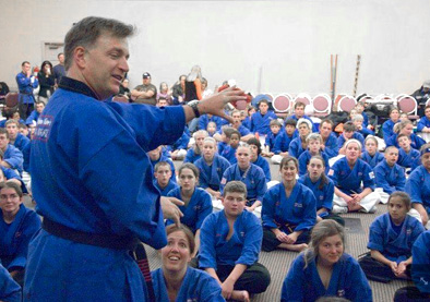Stephen Oliver at Mile High Karate school