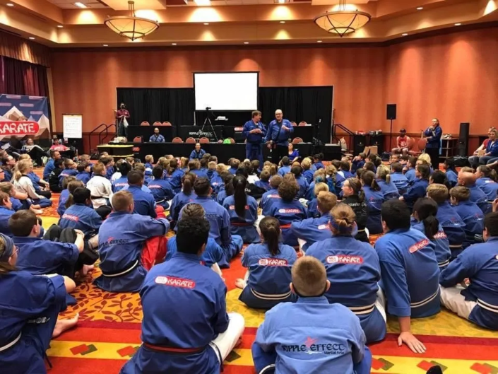 Stephen Oliver and Mile High Karate Students