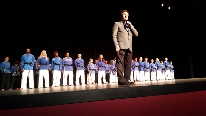 Stephen Oliver and Mile High Karate Students