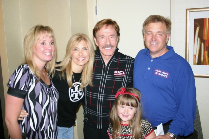 Stephen Oliver and Chuck Norris