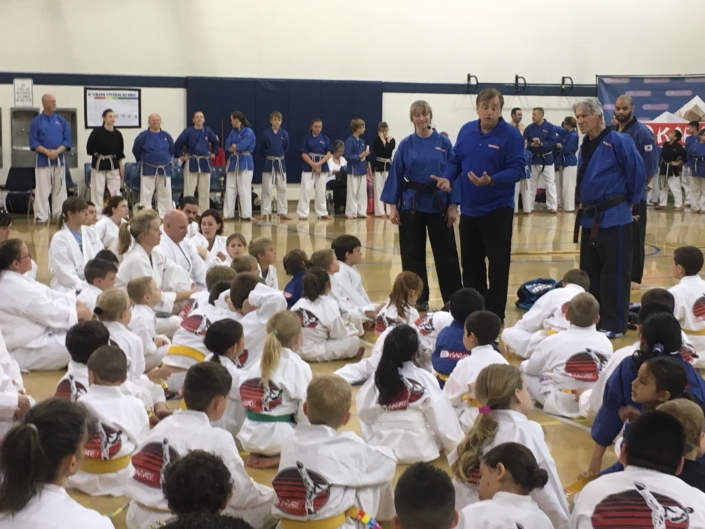 Stephen Oliver and Mile High Karate Students